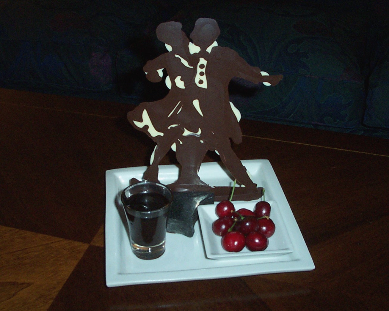 Tango dancers in chocolate at the Four Seasons Buenos Aires