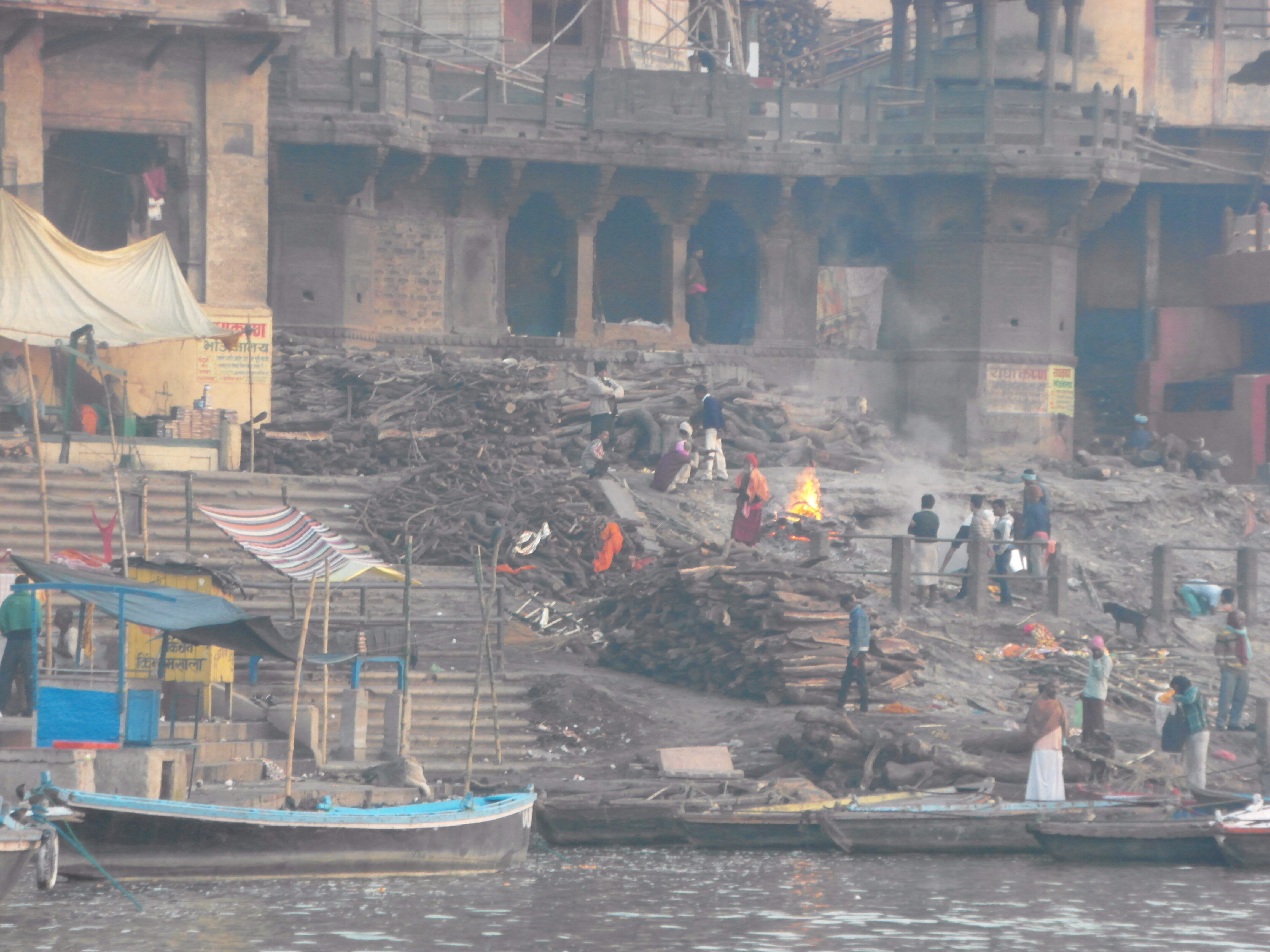 The ghats of Varanasi