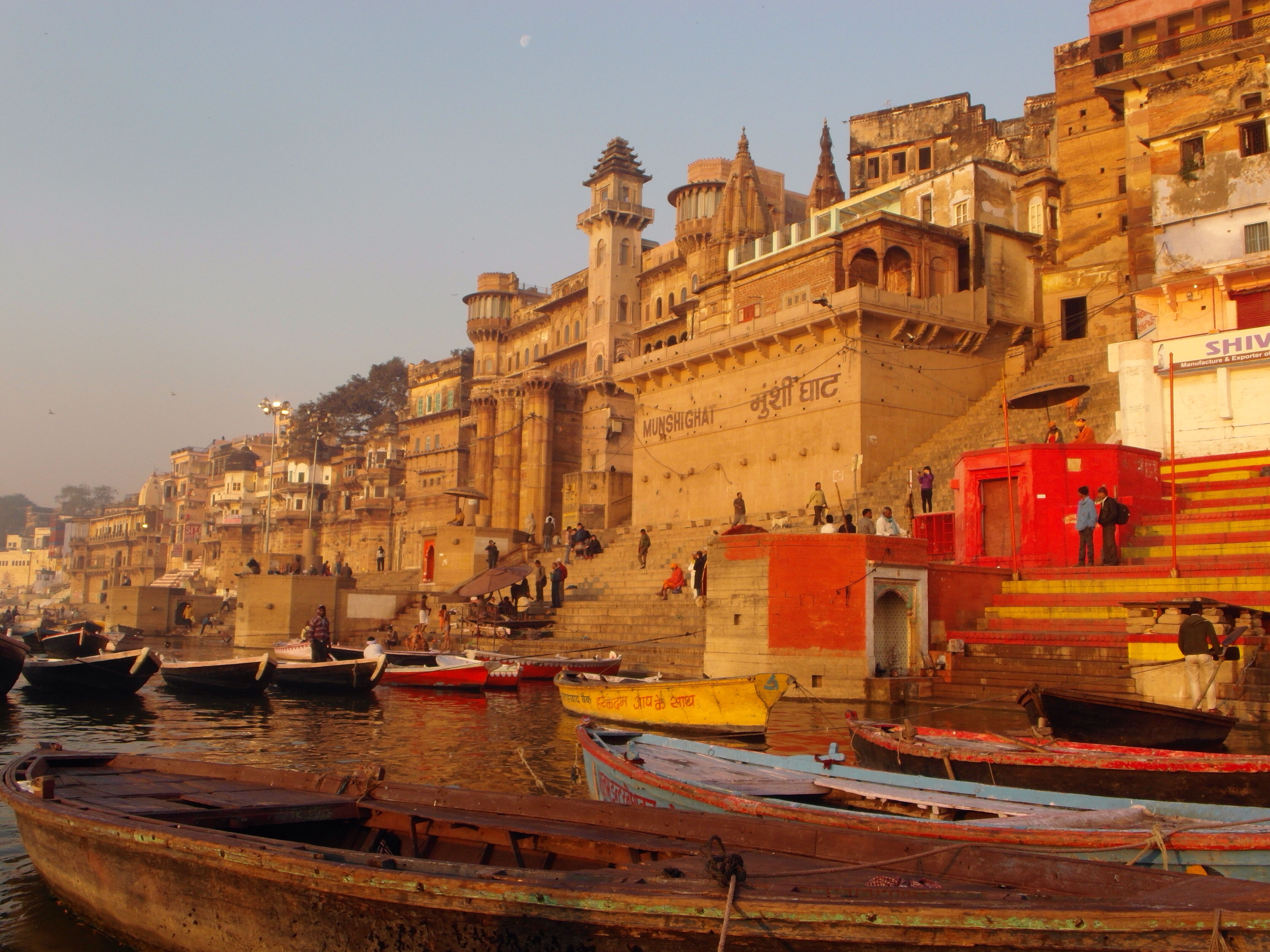 The ghats of Varanasi