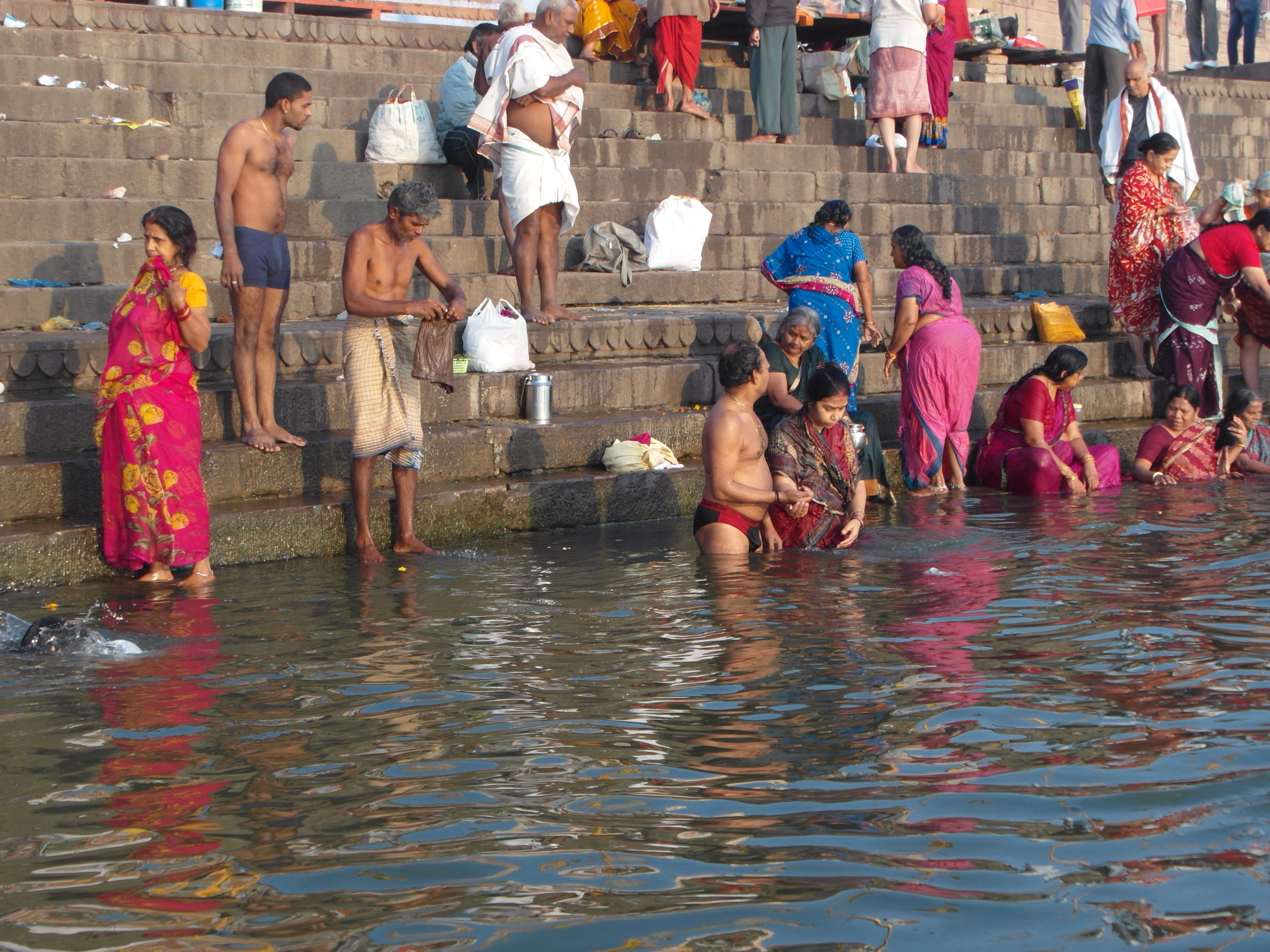 The ghats of Varanasi