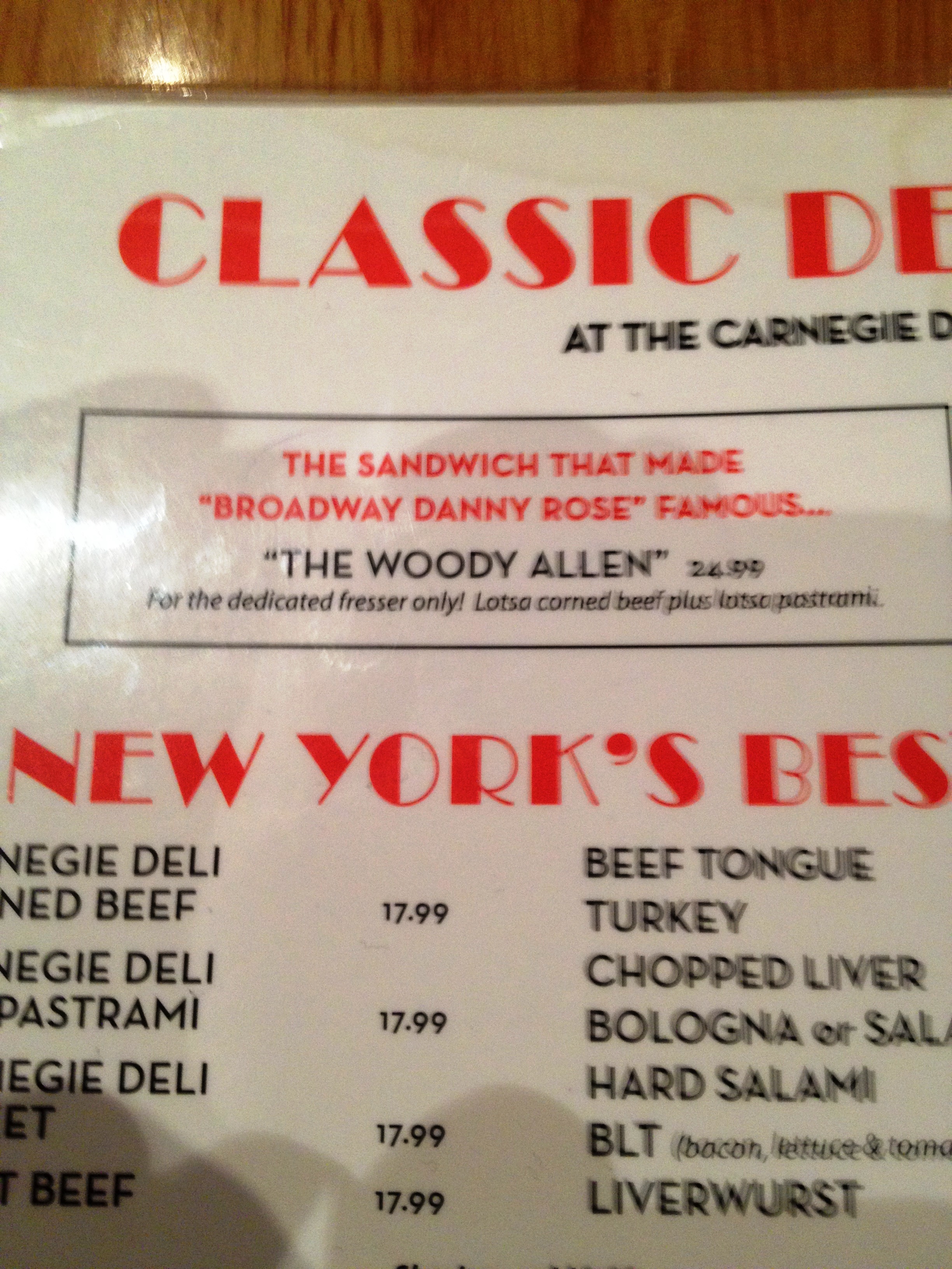 Carnegie Deli