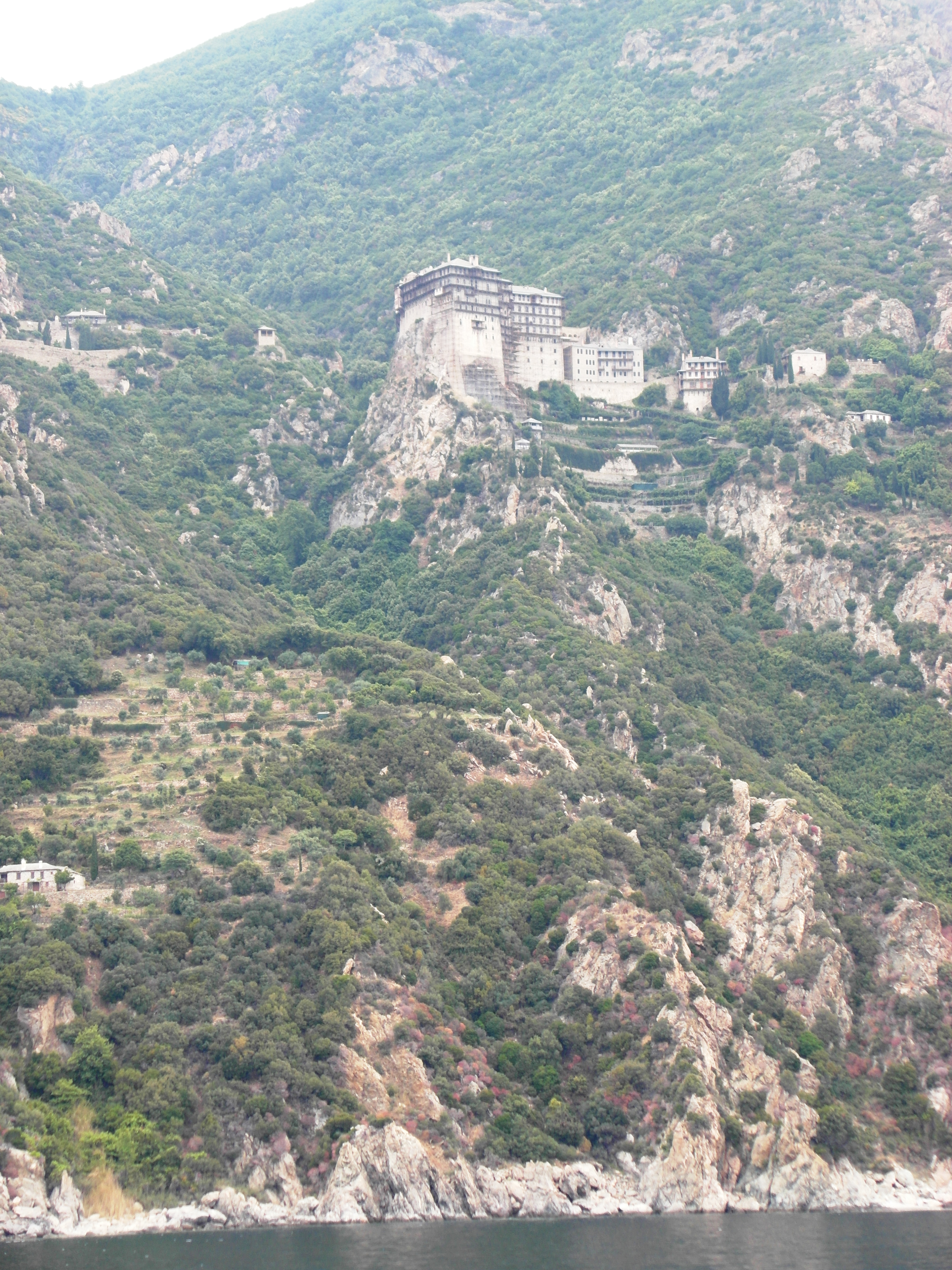 Mount Athos : One of the monasteries