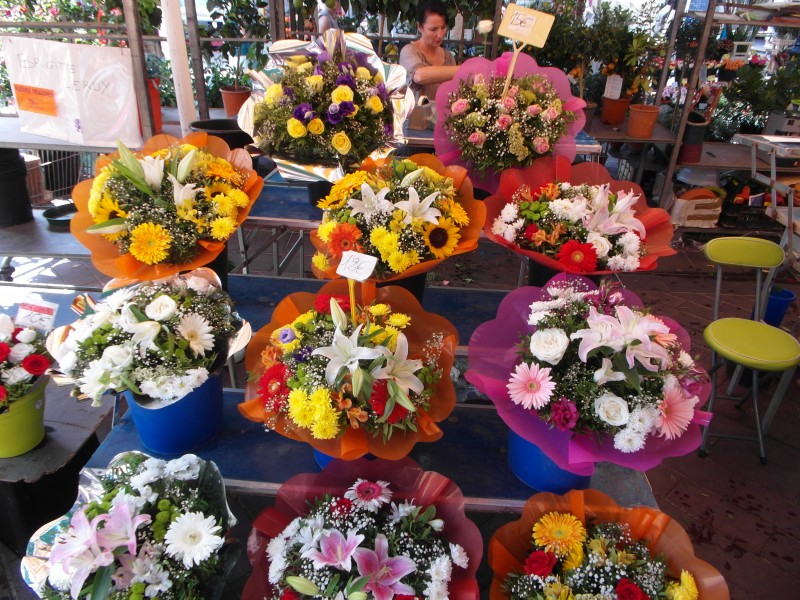 Flower market at Cours Saleya in Nice