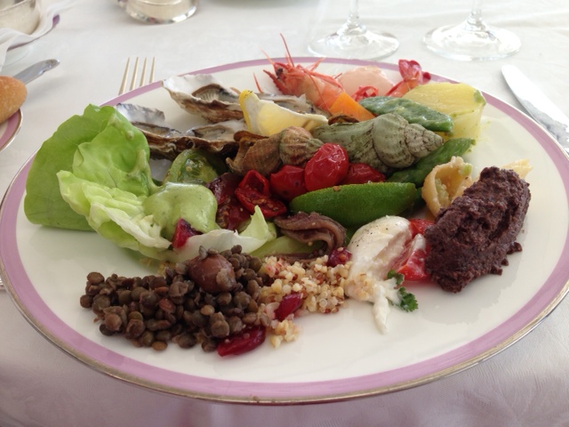 Luncheon Platter from the Buffet Eden-Roc