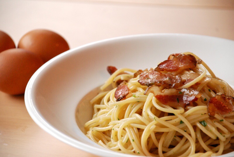 Spaghetti alla Carbonara ... Photo Giulianohazan.com
