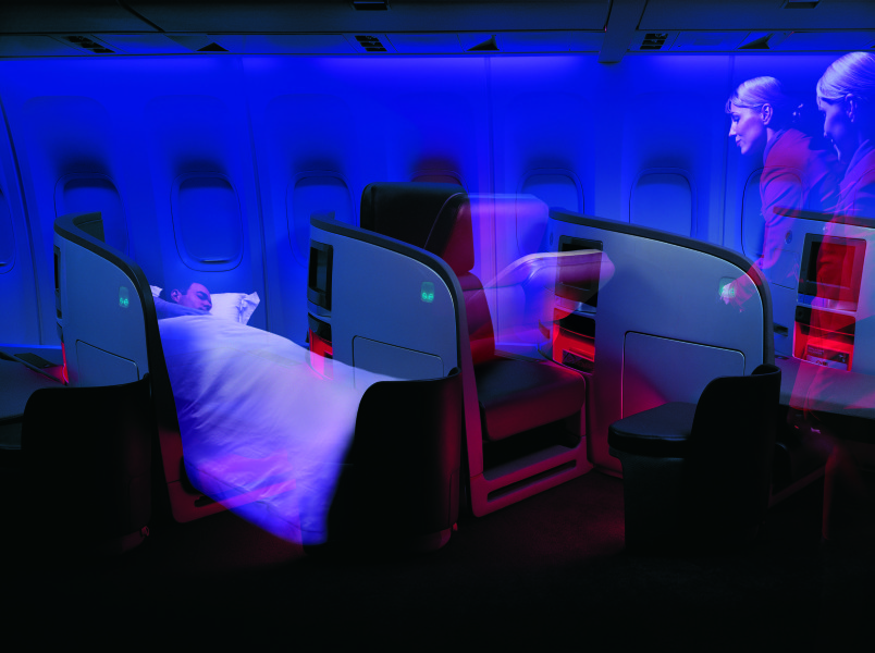 Virgin Atlantic Upper Class cabin