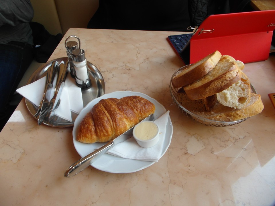 Freshly baked Croissants and Breads from the Savoy's Patisserie