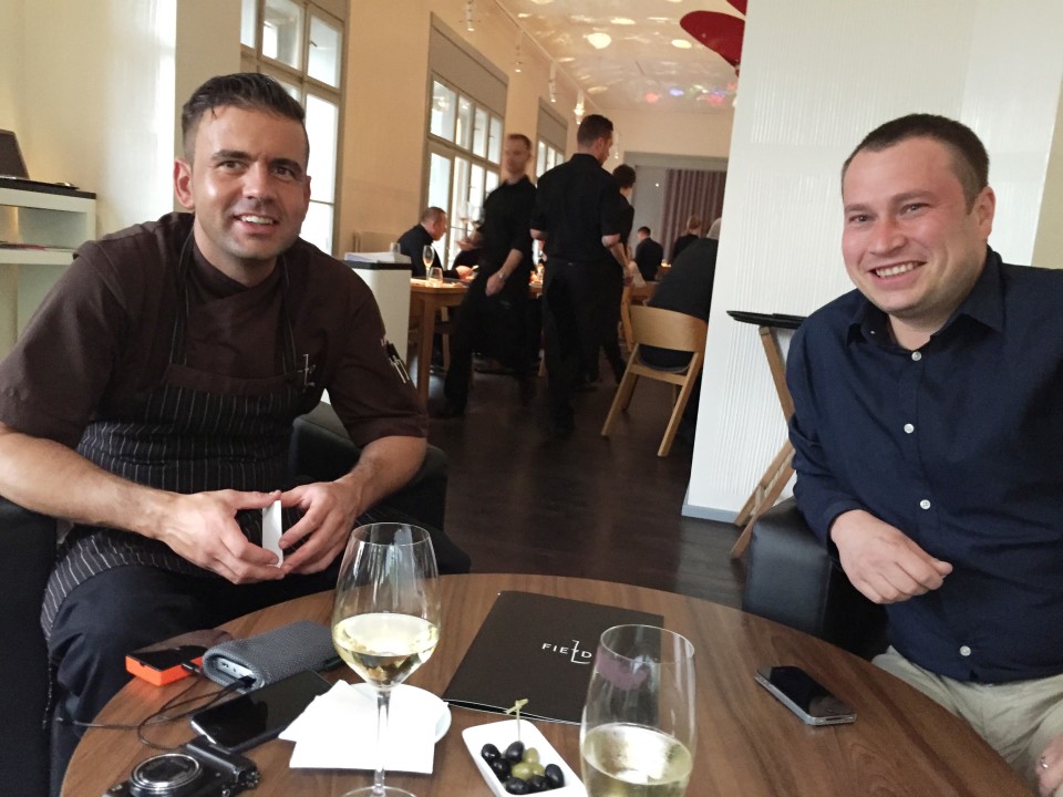 Field Restaurant in Prague : Executive Chef Radek Kasparek and Restaurant Manager Miroslav Nosek