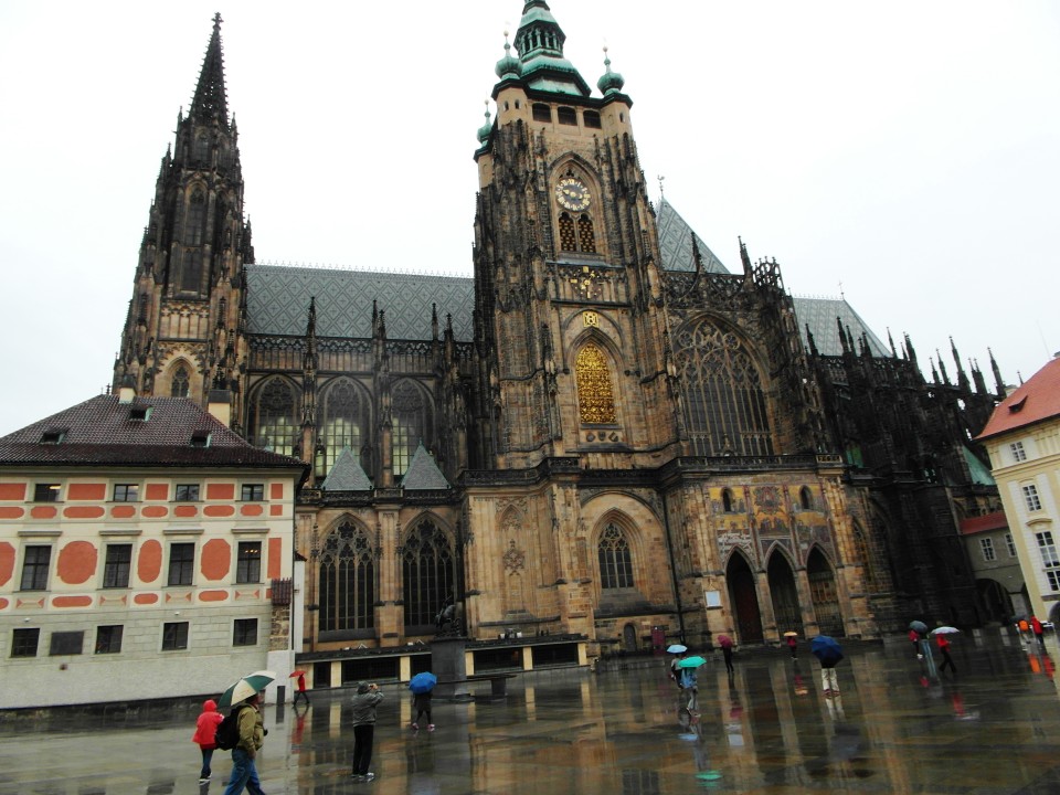 St. Vitus Cathedral inside the Prague Castle complex