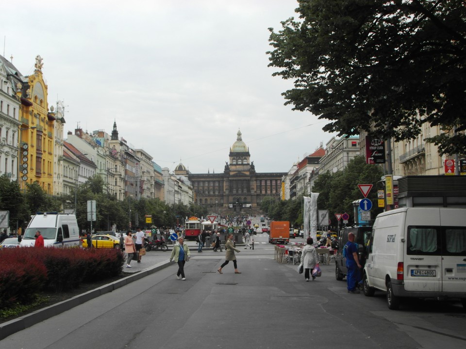 Wenceslas Square in the New Town