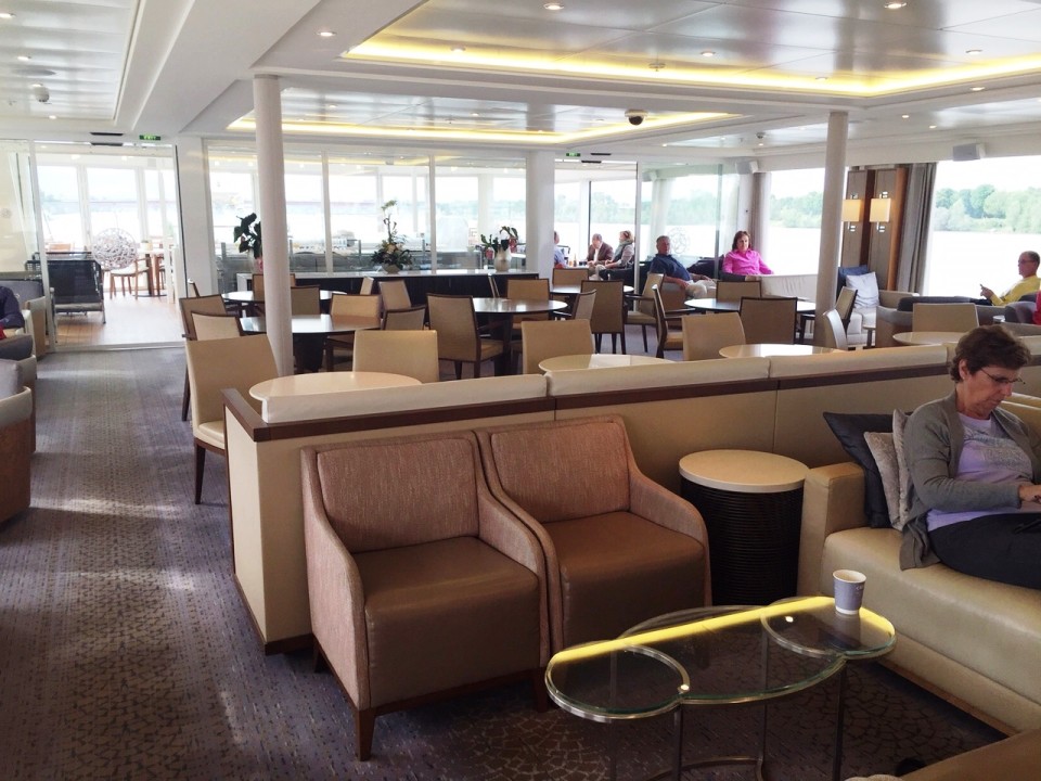 Viking River Cruises - partial view of Viking Tor Main Lounge