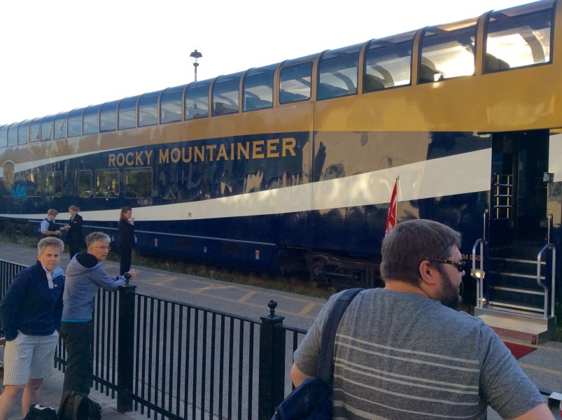 Rocky Mountaineer Gold Leaf Service dome coach