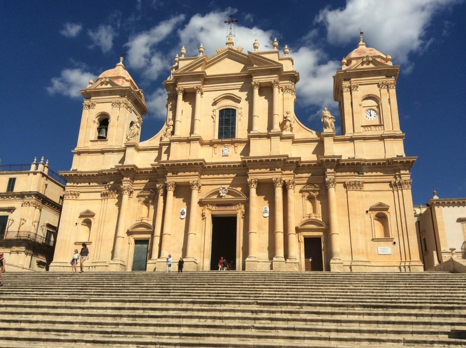 Southeast Sicily : A great church in small town of Noto