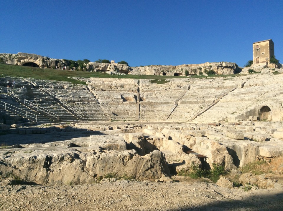 Southeast Sicily : Antique Greek theatre of Neapolis