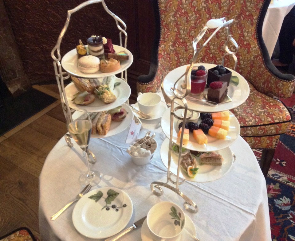 Afternoon Tea at the English Tea Room of Brown's Hotel in London, England