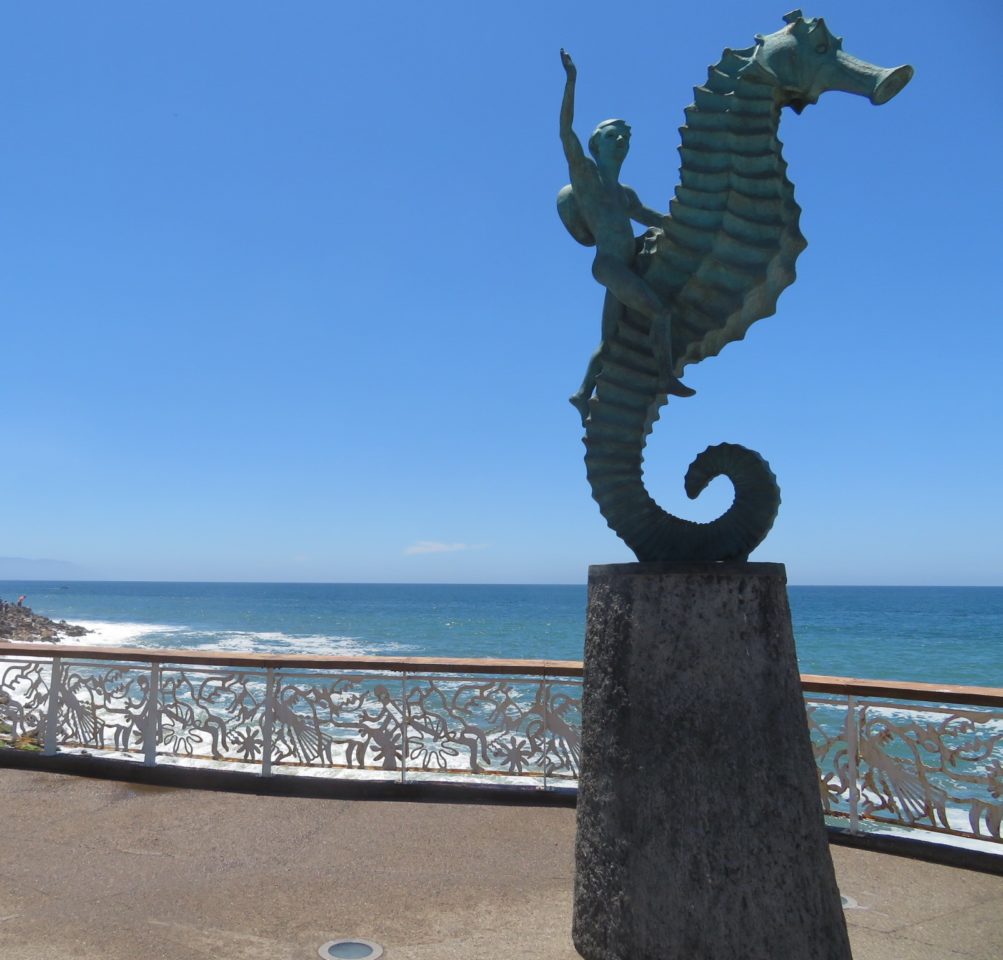 Puerto Vallarta Favorite Experiences : “The Seahorse”, Landmark Symbol of Puerto Vallarta by Rafael Zamarripa
