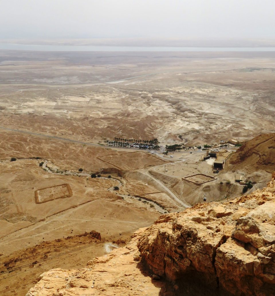 Favorite Israel Vacation Experiences : The Dead Sea, remains of two Roman Legion camps, Masada Visitor Center, viewed from top of Masada Fortress