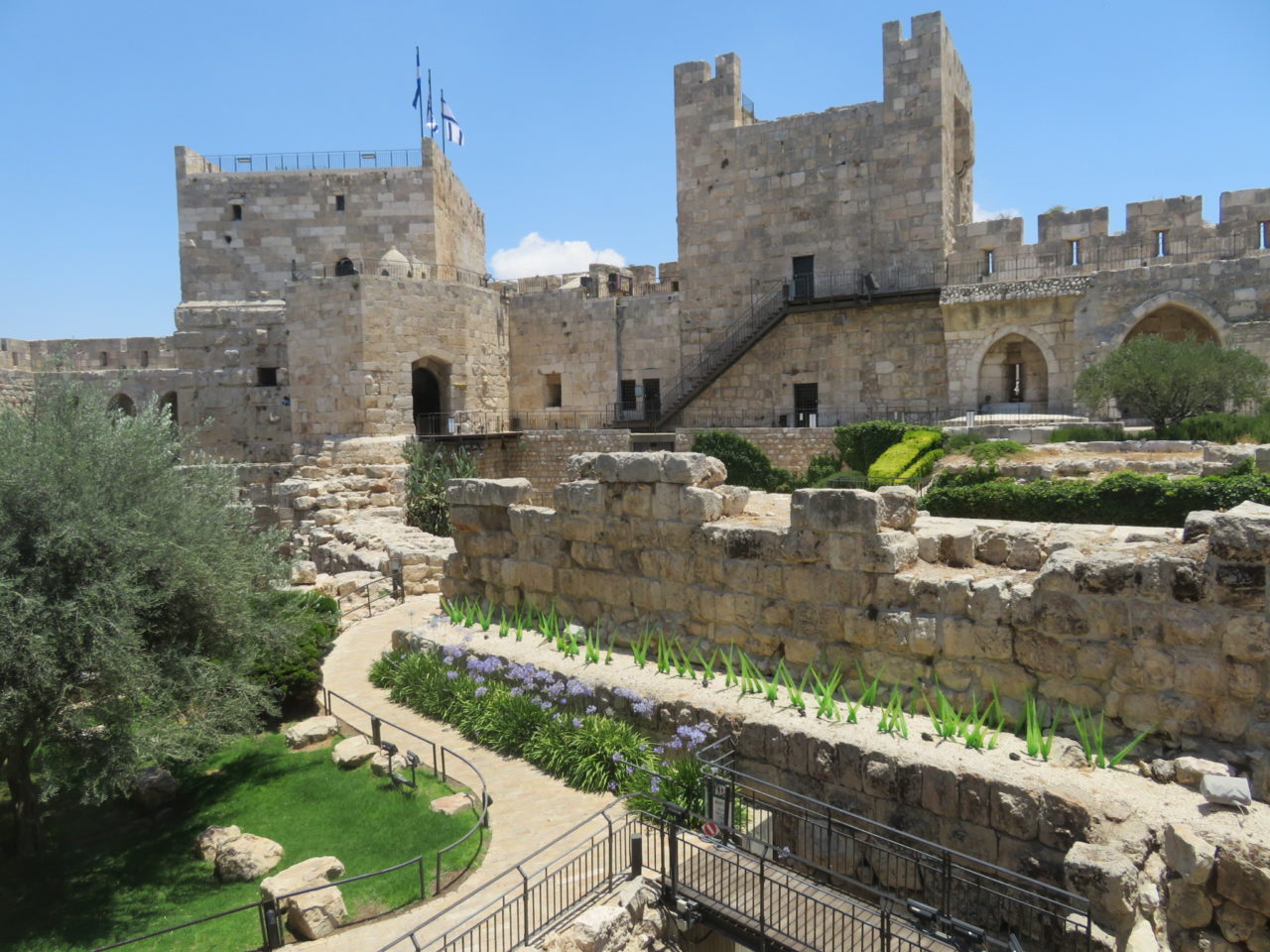 The joys of walking Jerusalem - Fortifications from different time periods (Ottoman, Crusader, ...) at the Tower of David