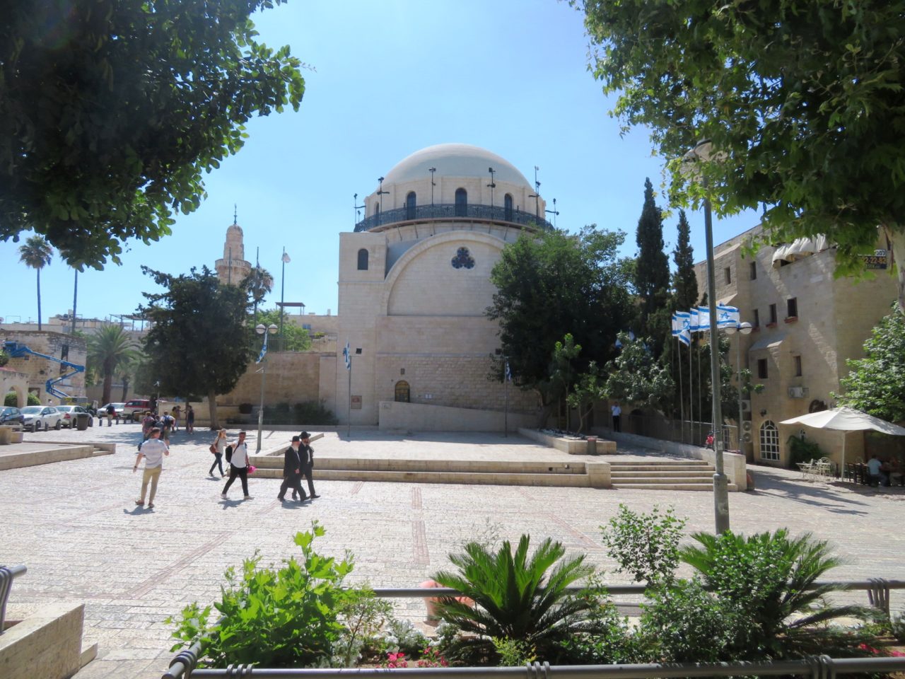 The joys of walking Jerusalem - The Hurva Synagogue in the main square of the Jewish Quarter of the Old City