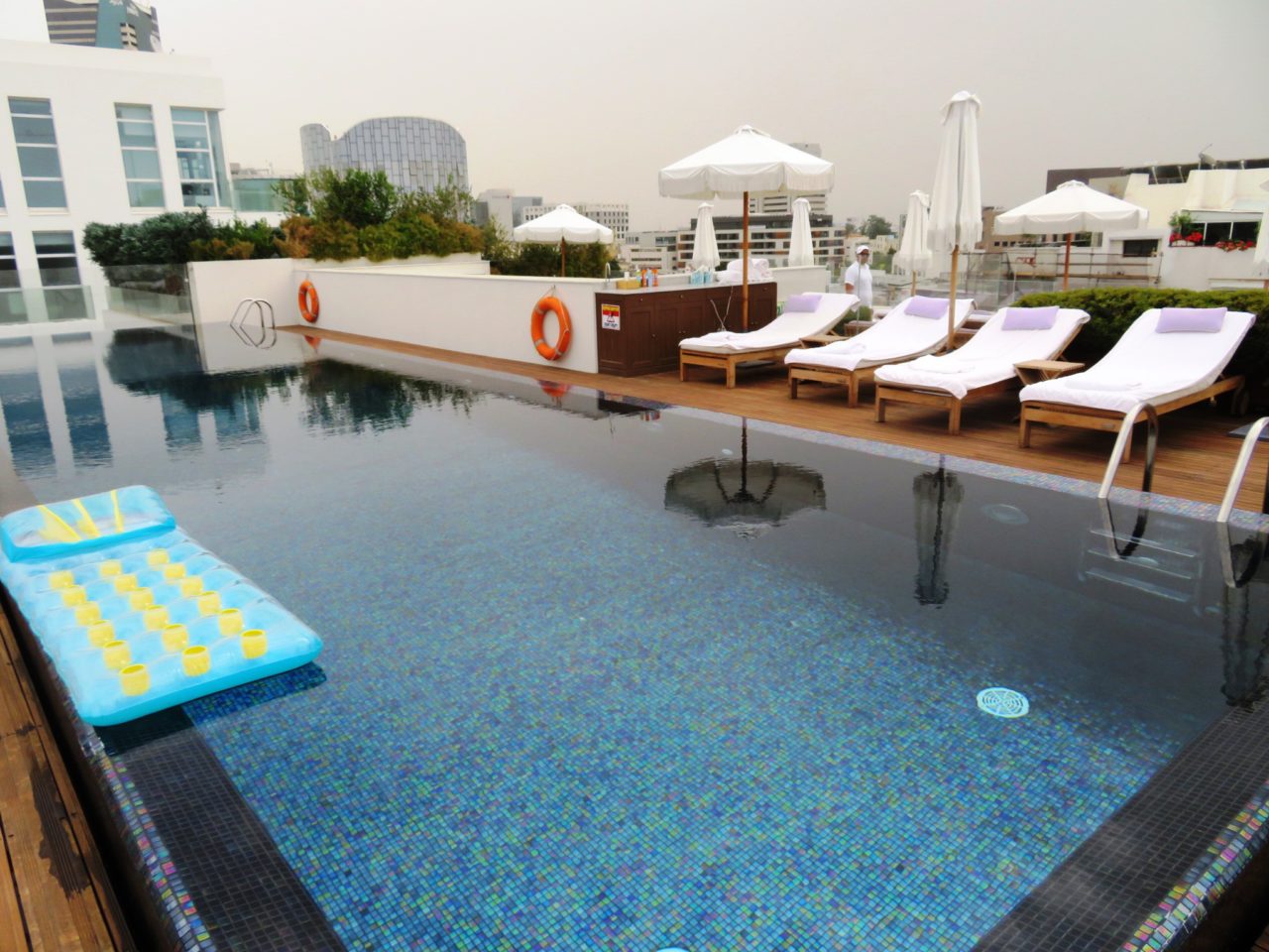 Vacationing in Israel ... Rooftop Infinity Pool at The Norman Hotel in Tel Aviv