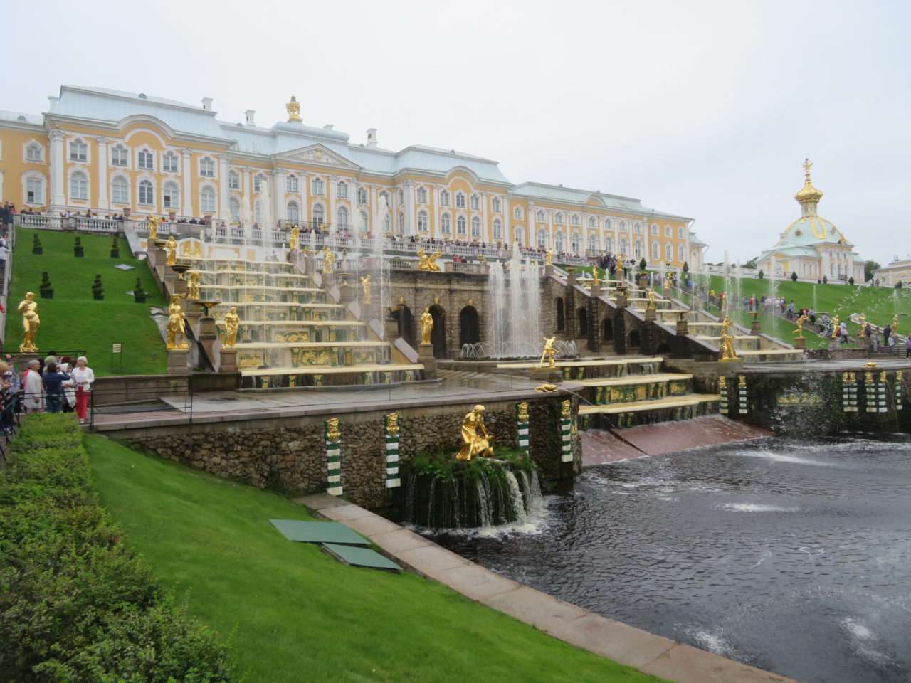 Peterhof Palace in Peterhof, near St. Petersburg, Russia