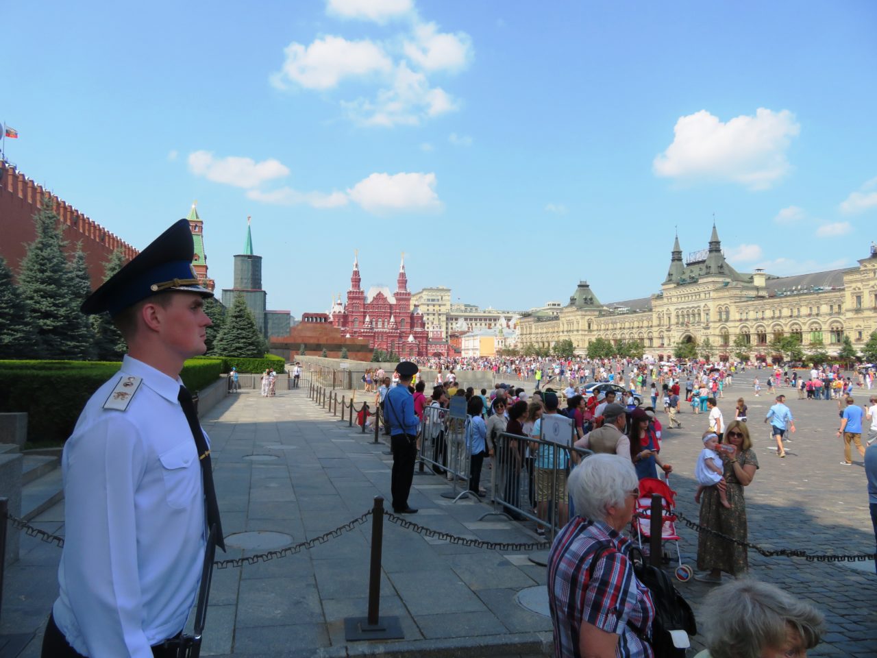 Moscow: Now a World-Class Destination ~ Red Square and the Walls of the Kremlin, Lemin's Mausoleum, State History Museum of Russia and GUM department store
