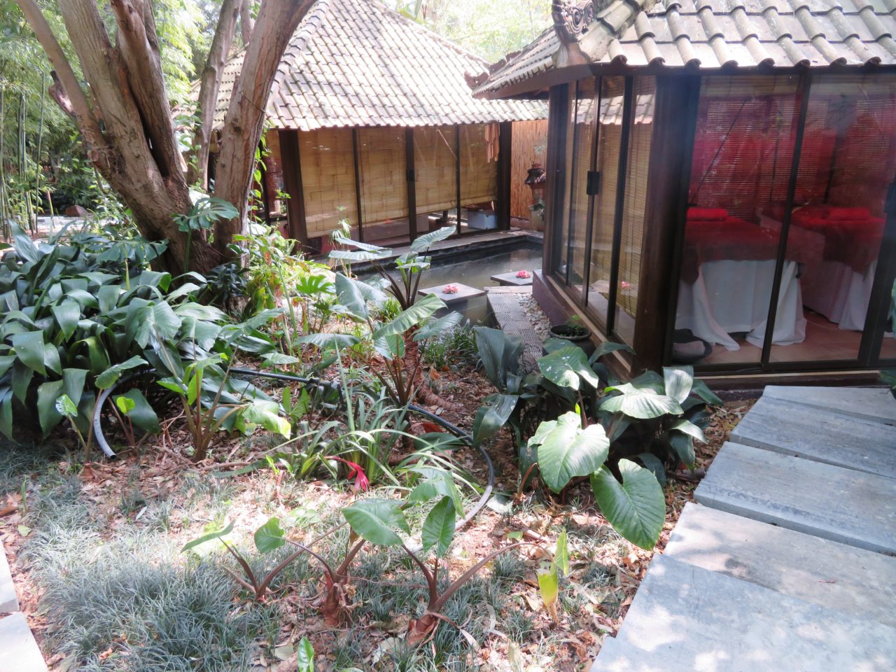 Fairlawns Boutique Hotel & Spa - Johannesburg, South Africa ! Massage Cabanas in the Balinese Garden of the Spa