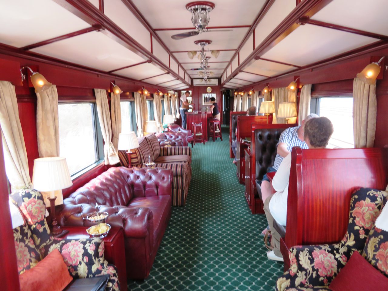 The lounge car aboard <strong>Rovos <em>Rail</em></strong>