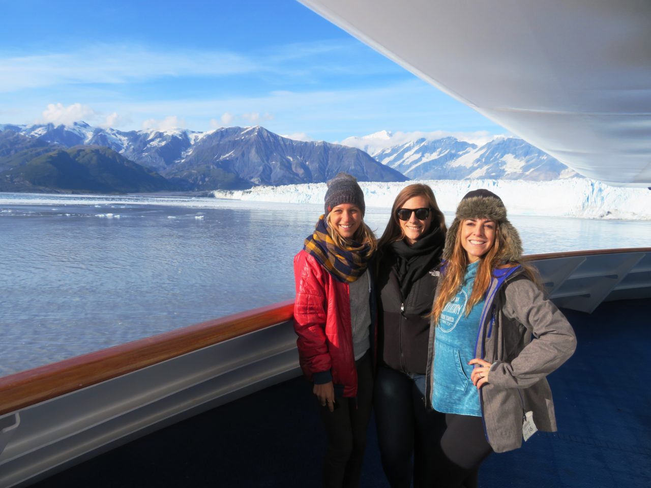 Three of our fellow travelers during our Alaska Cruise with Princess Cruises