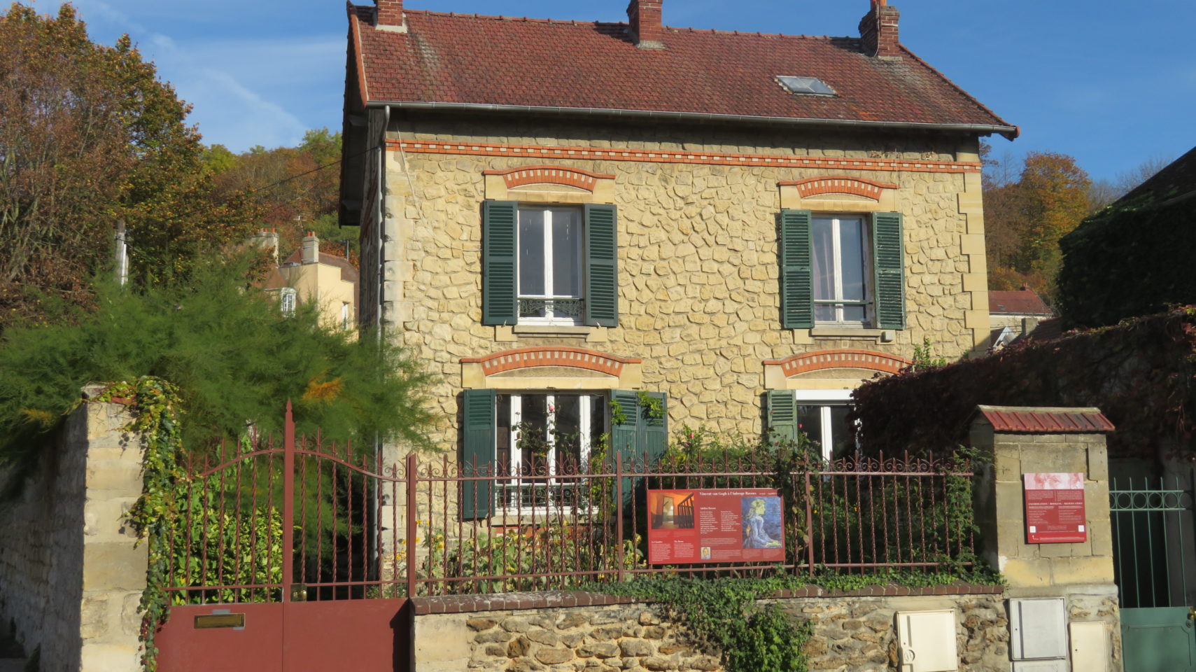 Vincent Van Gogh lived at Auberge Ravoux in Auvers-sur-Oise, France (Paris and Normandie AMAWaterways Cruise)