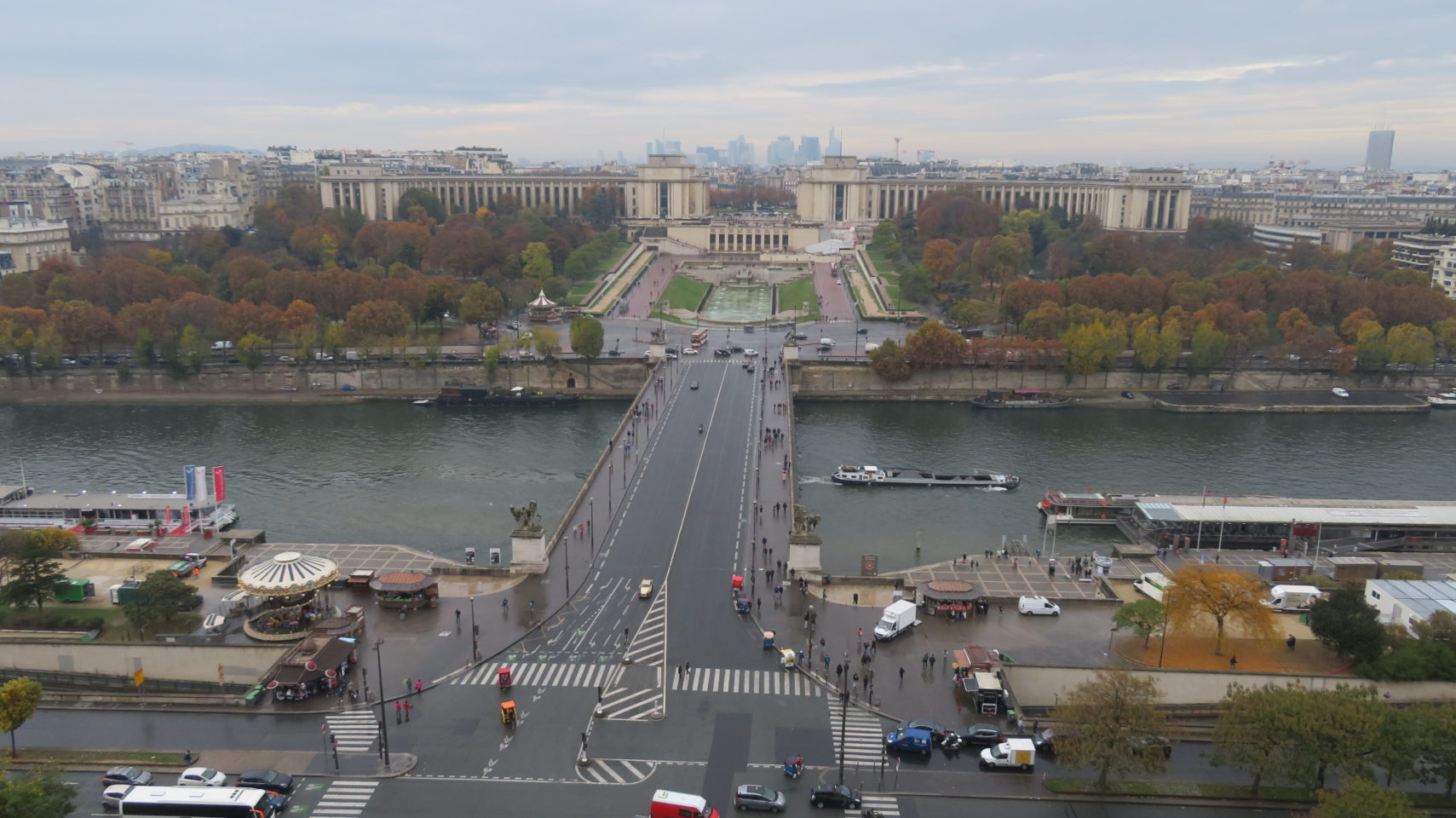 Trocadero and Paris viewed from the Eiffel Tower ( Paris and Normandie AMAWaterways Cruise)
