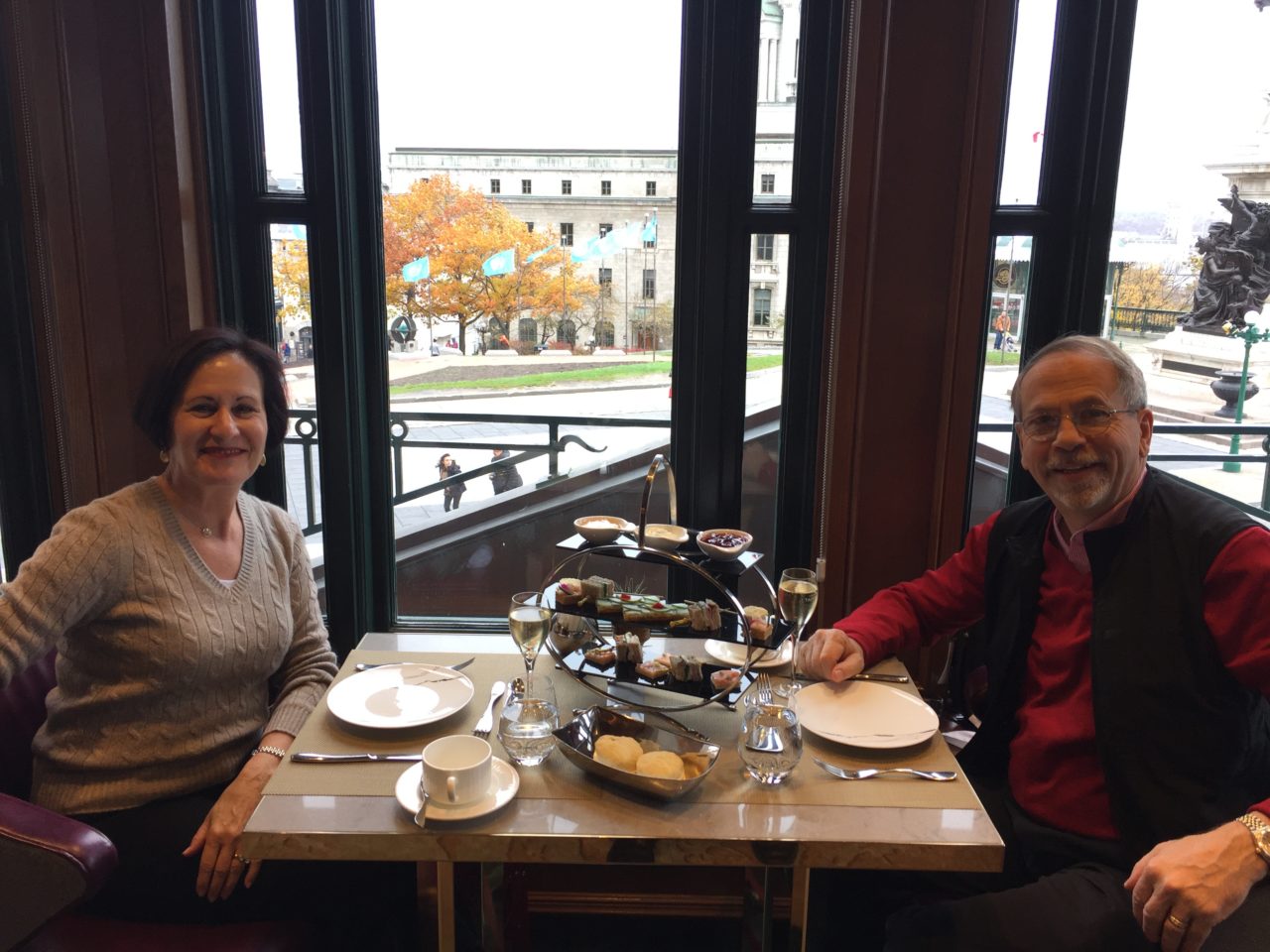 Afternoon Tea at the Champlain Restaurant of the Fairmont Le Chateau Frontenac
