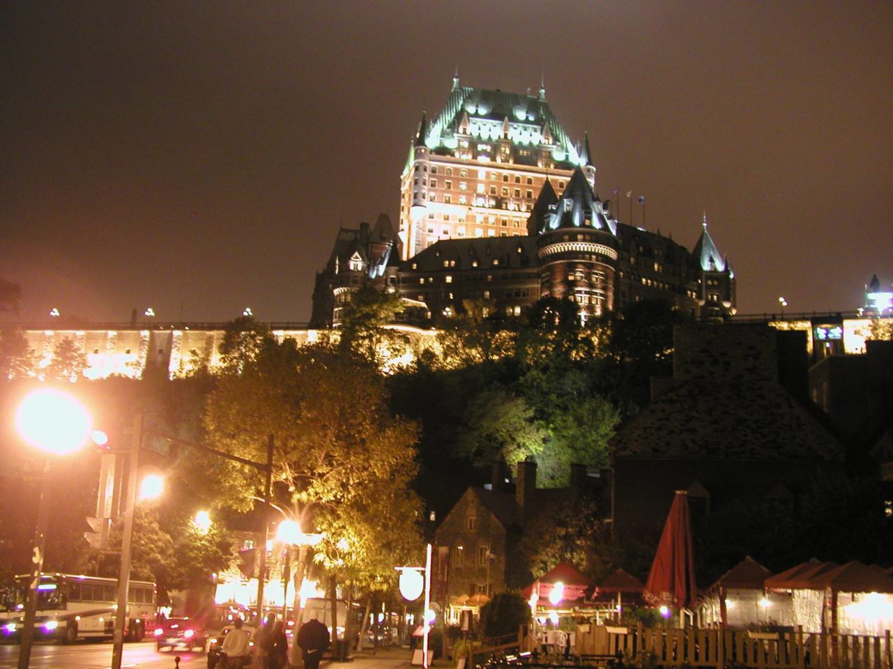 Fairmont Le Chateau Frontenac in Quebec City, Quebec, Canada