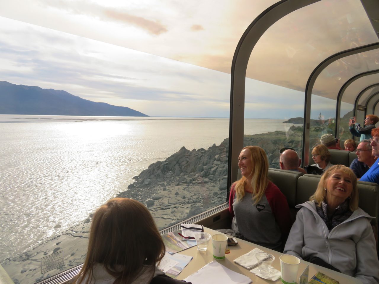 Sightseeing aboard glass-domed panoramic Princess Rail ~ Alaska Cruise Tour