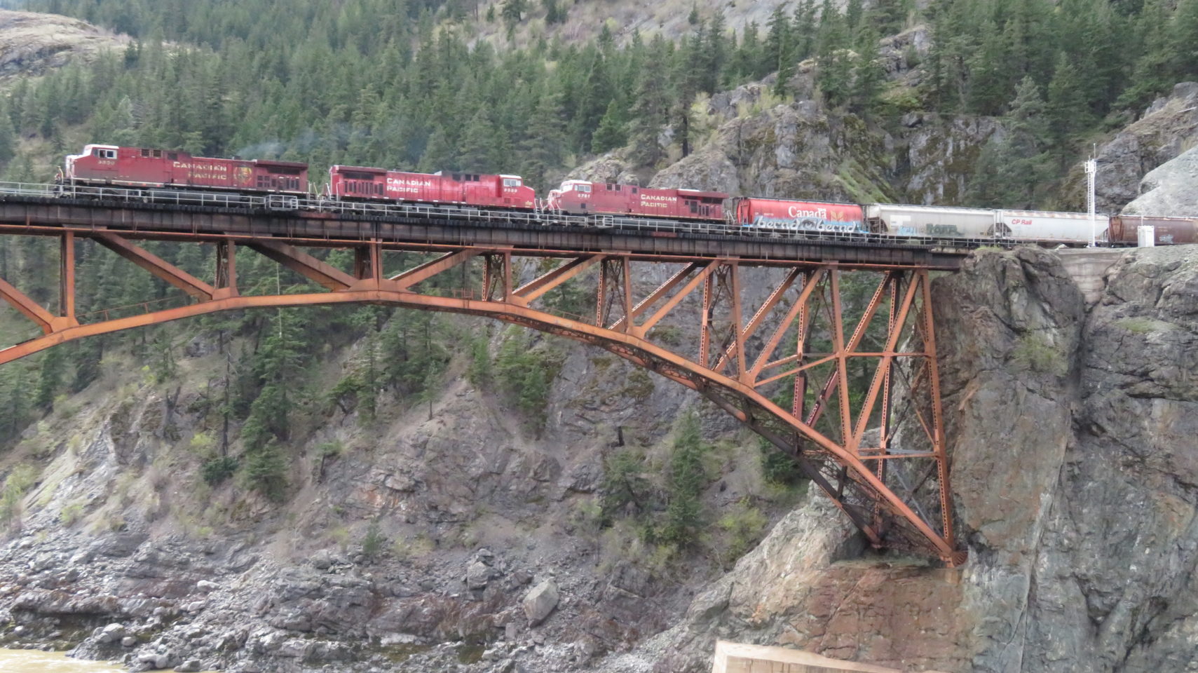 Imagine the heroism required to build this bridge ! Rocky Mountaineer ~ The Trip of a Lifetime ...