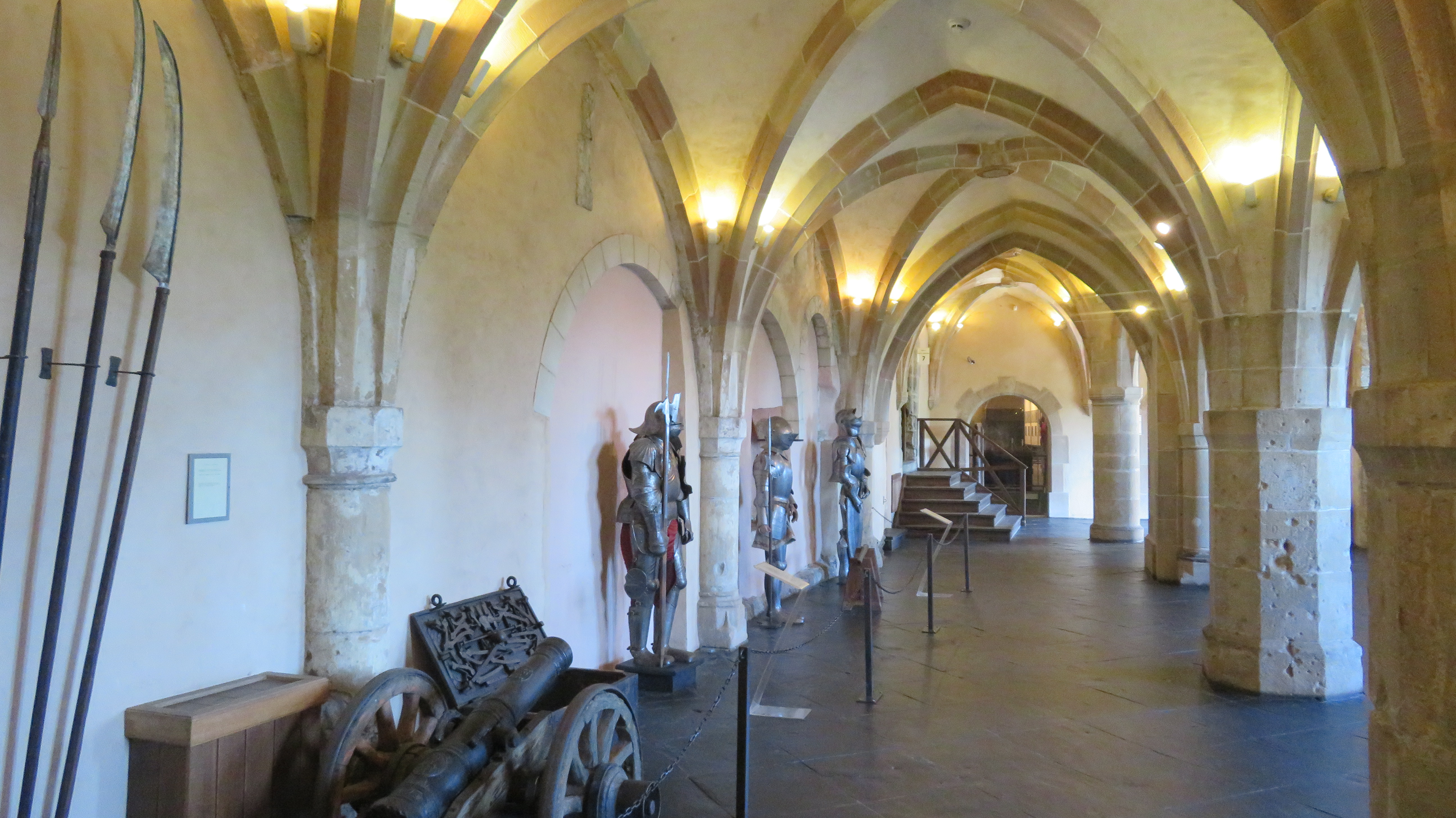 Inside Vianden Castle in Vianden, <em><strong>Luxembourg</strong></em>