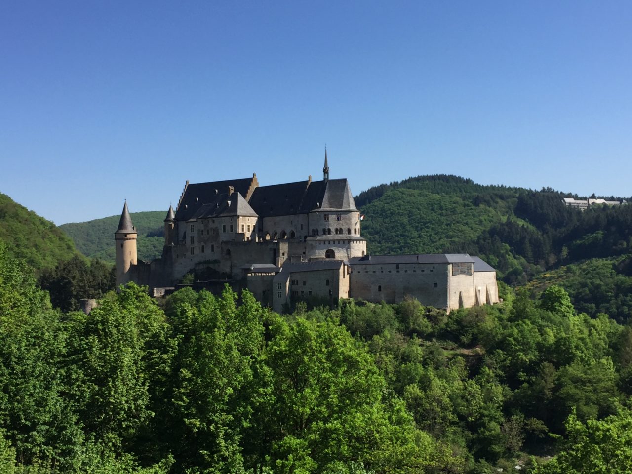 Castle of Vianden in Vianden, <em><strong>Luxembourg</strong></em>