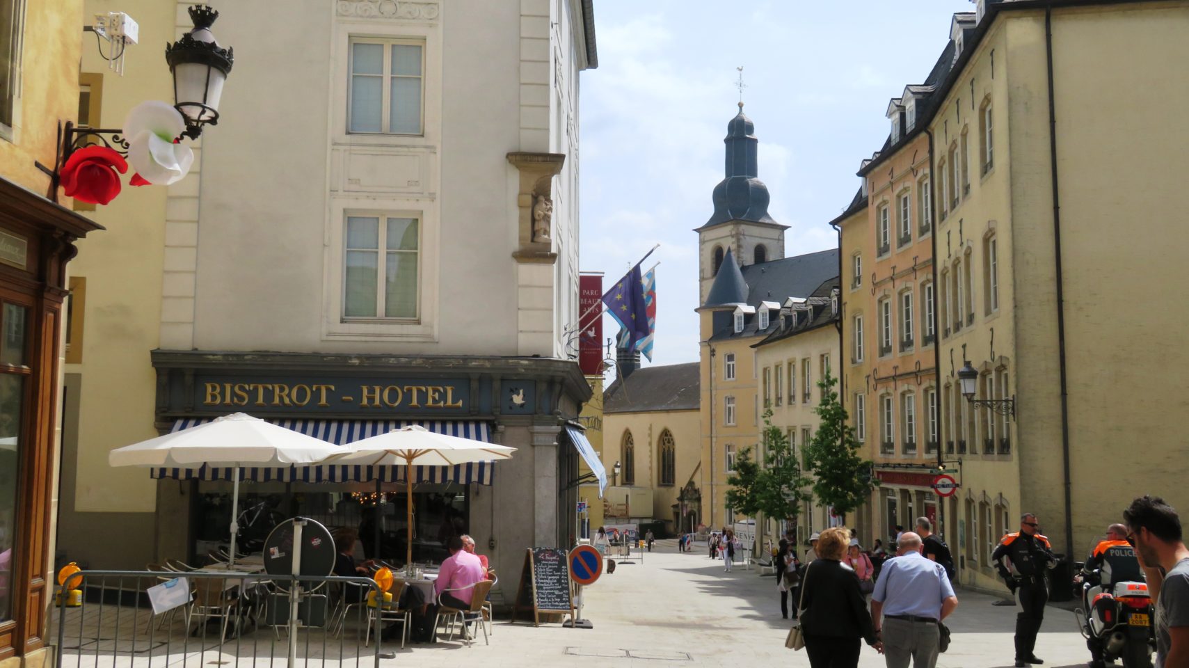 Strolling thru the Ville Haute (Upper Town) of Luxembourg City, Luxembourg