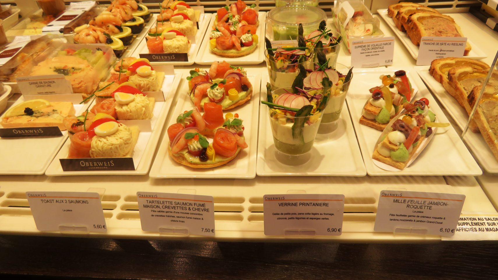 Much more than simply patisseries at Oberweis on the Grand Rue in Luxembourg City, Luxembourg
