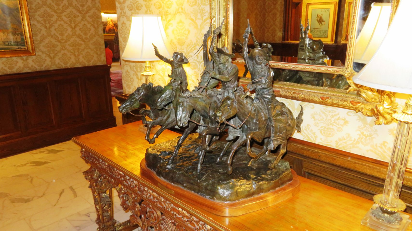 Coming Through the Rye by Frederic Remington in the lobby of The Broadmoor Resort & Spa