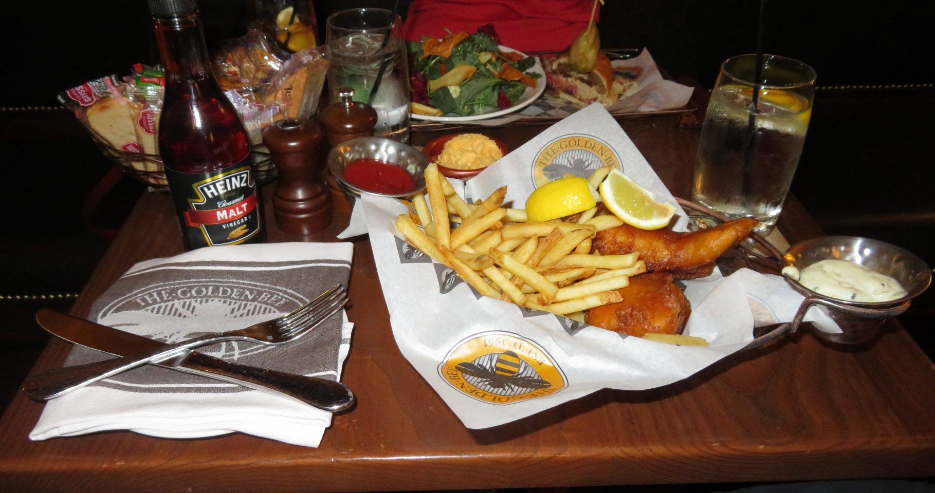The Broadmoor Restaurants ~ Fish and Chips at The Golden Bee