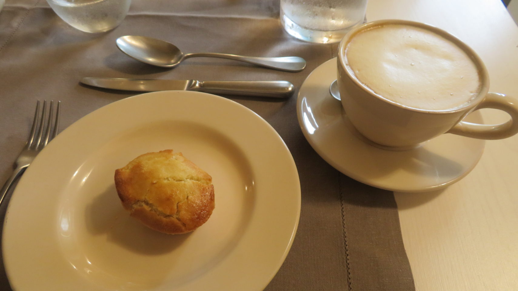 Cappuccino with pasticiotto, the world-famous baked custard-filled pastry invented in Galatina near Lecce ~ The Provincial Charms of Salento