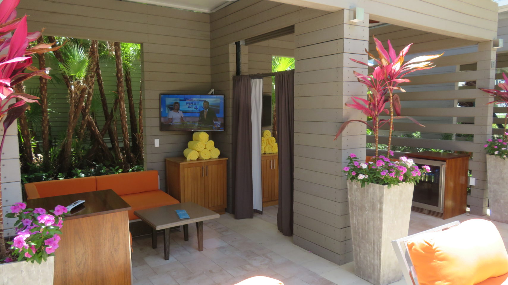 Pool-side cabana at the Hyatt Regency Coconut Point ~ Gem of a Florida Resort