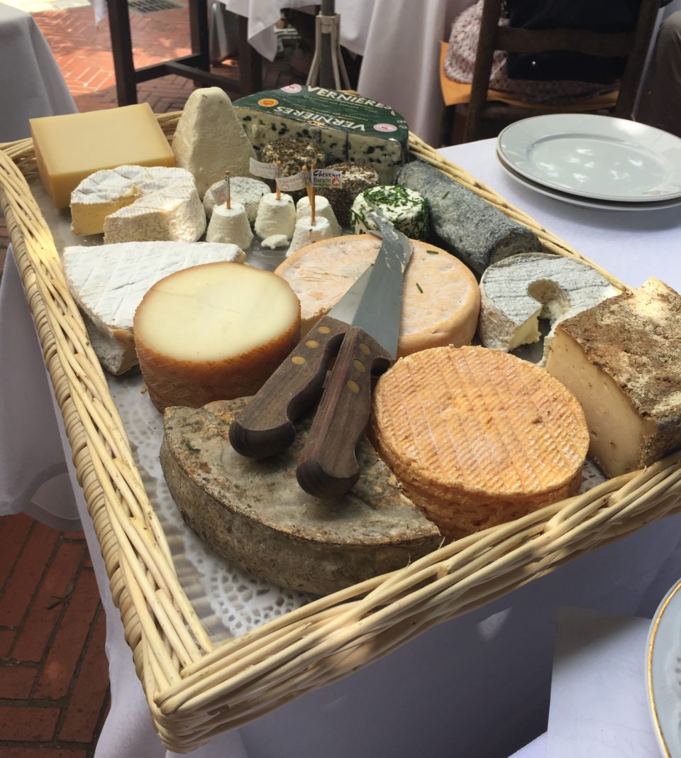 Le plateau de fromages at La Colombe d'Or ~ When in Nice, we live to eat !