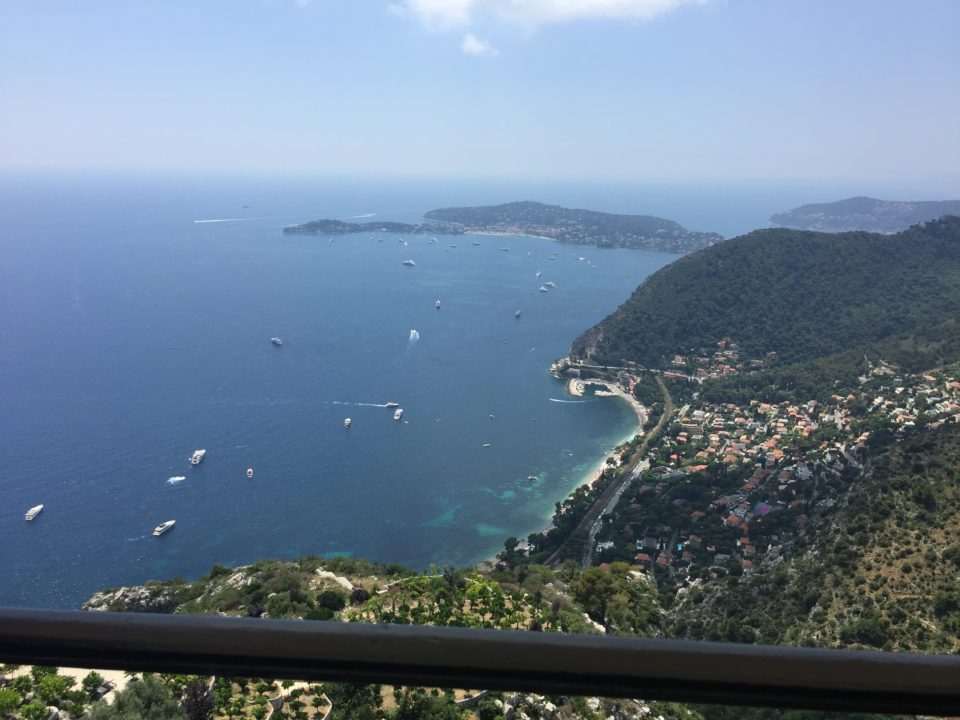 View over the French Riviera from the perched village of Eze ~ Our Love Affair with the city of Nice & the Côte D'Azur