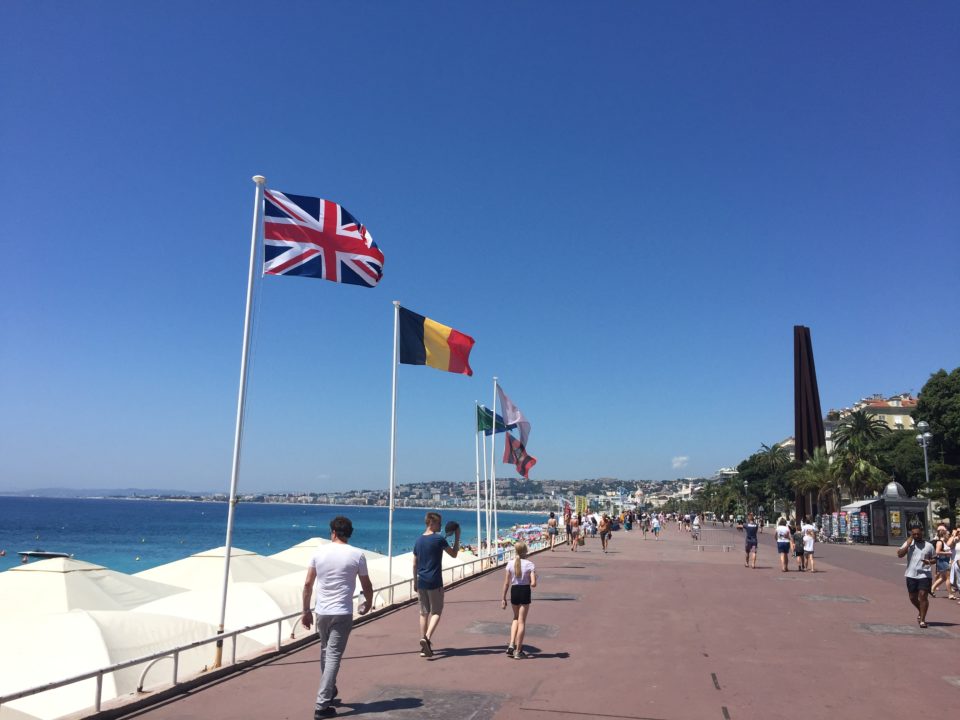 La Promenade des Anglais on the beachfront of Nice ~ Our Love Affair with the city of Nice & the Côte D'Azur