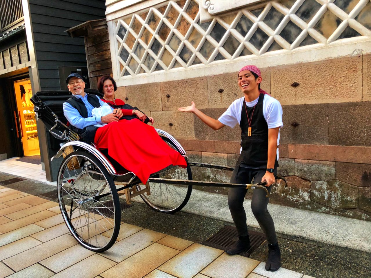Japan Favorite Experiences ~ A rickshaw ride thru old Kanazawa